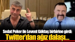 Sedat Peker ile Levent Göktaş birbirine girdi: Twitter'dan ağız dalaşı…