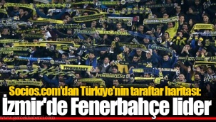 Socios.com'dan Türkiye'nin taraftar haritası: İzmir'de Fenerbahçe lider