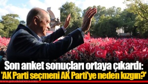 Son anket sonuçları ortaya çıkardı: 'AK Parti seçmeni AK Parti'ye neden kızgın?'