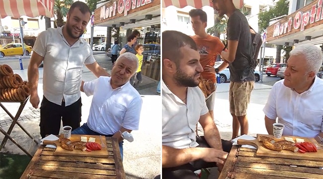 Tuncay Özkan, İzmir'de gevrekçiyle sokağın ekonomisini konuştu; Vatandaş darda, erken seçim şart!