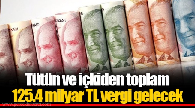 Tütün ve içkiden toplam 125.4 milyar TL vergi gelecek