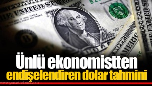 Ünlü ekonomistten endişelendiren dolar tahmini