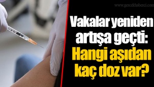 Vakalar yeniden artış geçti: Hangi aşıdan kaç doz var?