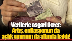 Verilerle asgari ücret: Artış, enflasyonun da açlık sınırının da altında kaldı!