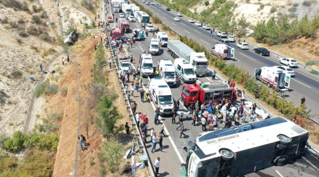 15 kişi yaşamını yitirmişti… Gaziantep'teki trafik kazasına karışan otobüs hız sınırını aşmış