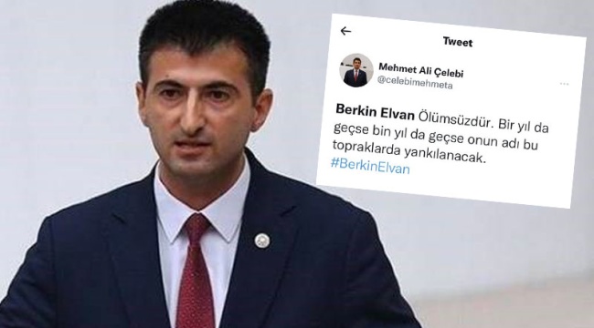 AK Parti'ye katılacağı iddia edilen Mehmet Ali Çelebi, Berkin Elvan tweetini sildi