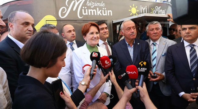 Akşener'den saldırıya uğrayan partililere ziyaret: Korkaklar ben buradayım buyurun!