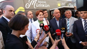 Akşener'den saldırıya uğrayan partililere ziyaret: Korkaklar ben buradayım buyurun!