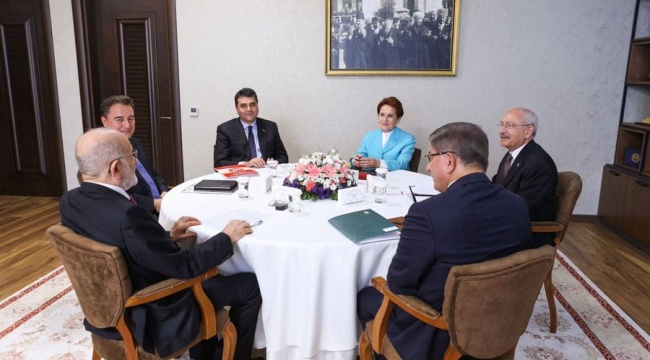 6'lı masa ilk turu tamamladı: Ortak Cumhurbaşkanı adayımız Türkiye'nin 13. Cumhurbaşkanı olacak