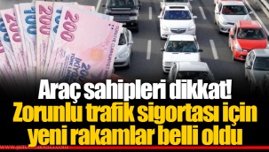 Araç sahipleri dikkat! Zorunlu trafik sigortası için yeni rakamlar belli oldu