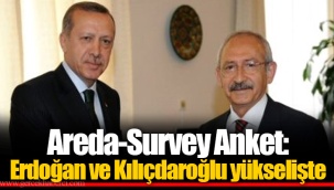 Areda-Survey Anket: Erdoğan ve Kılıçdaroğlu yükselişte