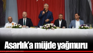 Asarlık'a müjde yağmuru