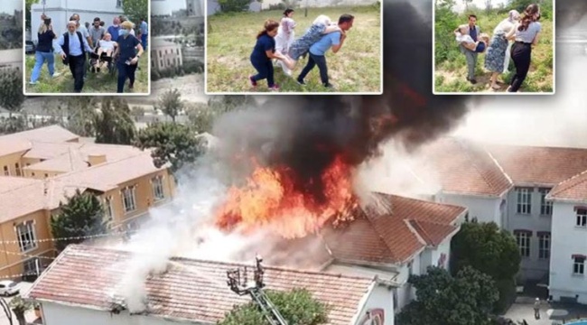 Balıklı Rum Hastanesi'nde yangın! Hastalar tahliye edildi