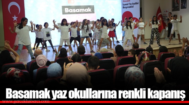 Basamak yaz okullarına renkli kapanış