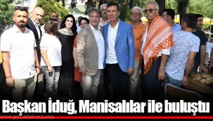 Başkan İduğ, Manisalılar ile buluştu