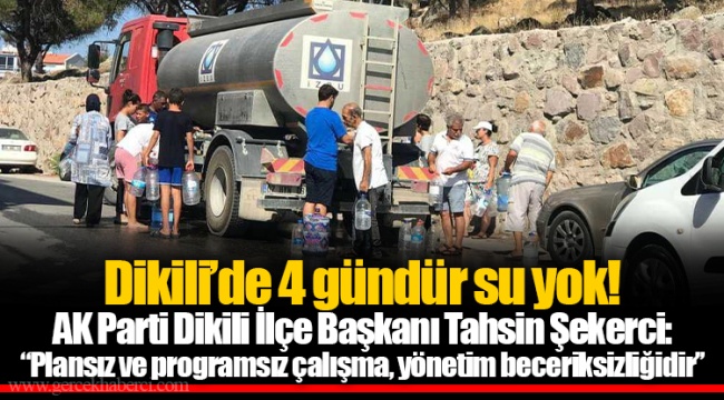 Başkan Şekerci; ‘’Plansız ve programsız çalışma, yönetim beceriksizliğidir’’