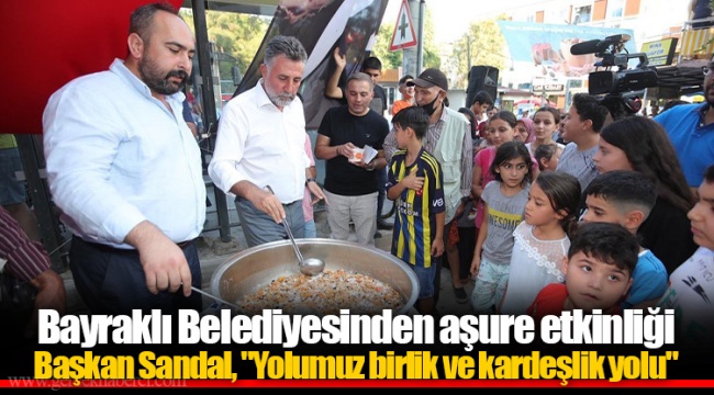Bayraklı Belediyesinden aşure etkinliği