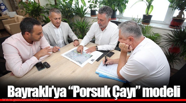 Bayraklı&#039;ya &quot;Porsuk Çayı&quot; modeli