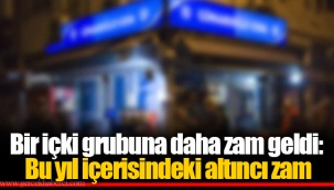 Bir içki grubuna daha zam geldi: Bu yıl içerisindeki altıncı zam