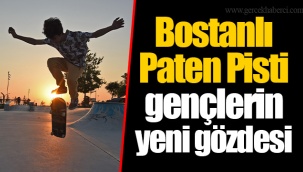 Bostanlı Paten Pisti gençlerin yeni gözdesi
