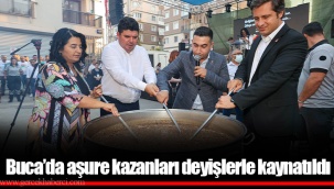 Buca’da aşure kazanları deyişlerle kaynatıldı