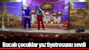 Bucalı çocuklar yaz tiyatrosunu sevdi