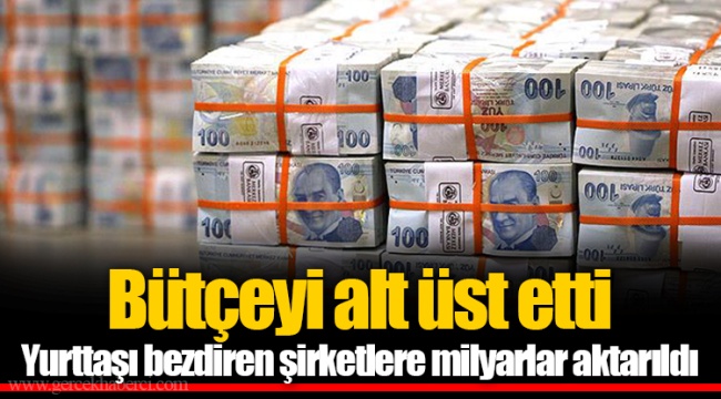 Bütçeyi alt üst etti  Yurttaşı bezdiren şirketlere milyarlar aktarıldı