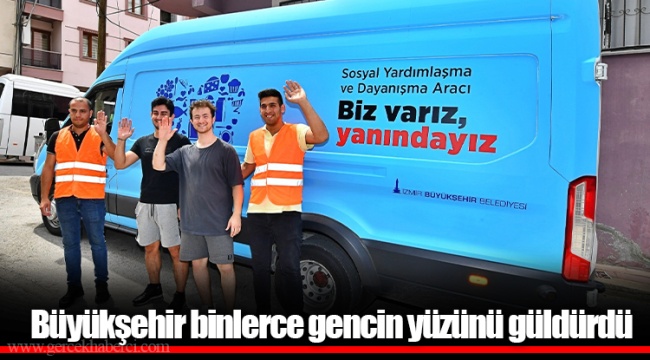 Büyükşehir binlerce gencin yüzünü güldürdü