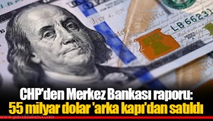 CHP'den Merkez Bankası raporu: 55 milyar dolar 'arka kapı'dan satıldı