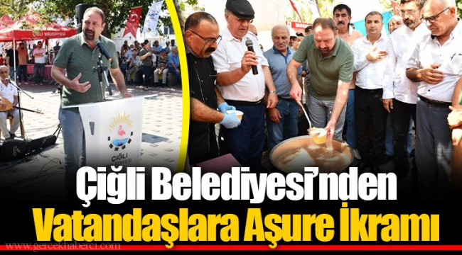 Çiğli Belediyesi’nden Vatandaşlara Aşure İkramı
