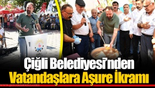 Çiğli Belediyesi’nden Vatandaşlara Aşure İkramı