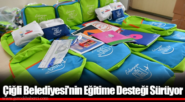 Çiğli Belediyesi'nin Eğitime Desteği Sürüyor