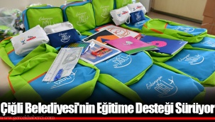 Çiğli Belediyesi'nin Eğitime Desteği Sürüyor