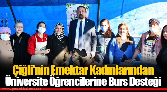 Çiğli'nin Emektar Kadınlarından Üniversite Öğrencilerine Burs Desteği