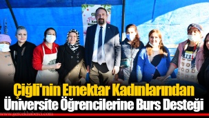 Çiğli'nin Emektar Kadınlarından Üniversite Öğrencilerine Burs Desteği