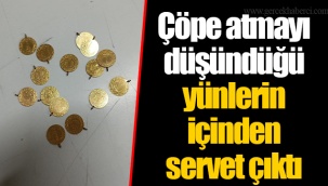 Çöpe atmayı düşündüğü yünlerin içinden servet çıktı