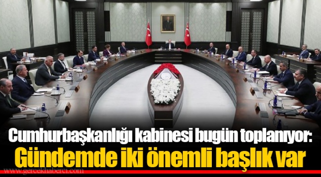 Cumhurbaşkanlığı kabinesi bugün toplanıyor: Gündemde iki önemli başlık var