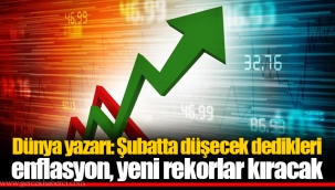 Dünya yazarı: Şubatta düşecek dedikleri enflasyon, yeni rekorlar kıracak