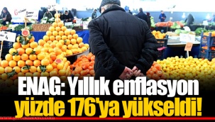ENAG: Yıllık enflasyon yüzde 176'ya yükseldi!
