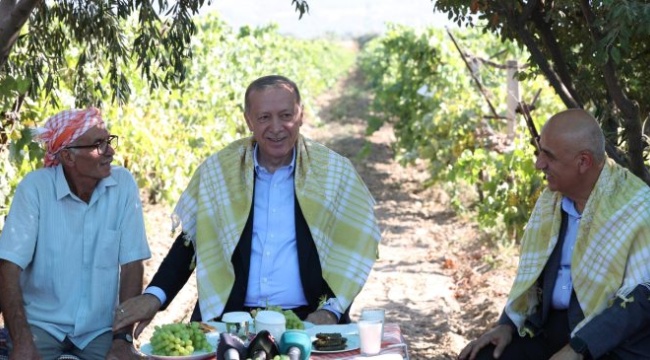 Erdoğan Manisa’da çekirdeksiz kuru üzüm alım fiyatını açıkladı