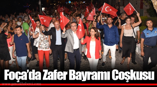 Foça’da Zafer Bayramı Coşkusu