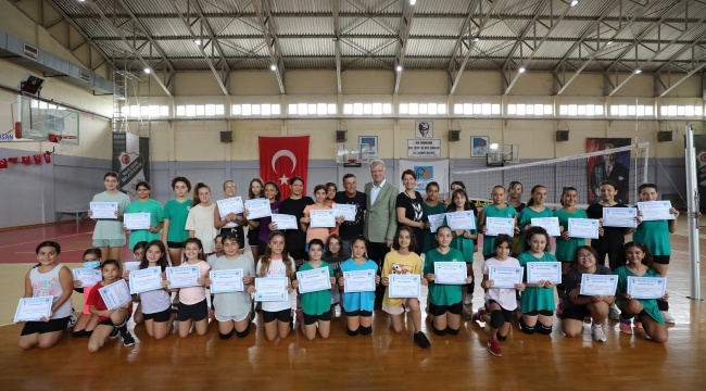 Genç sporcular Narlıdere'de yetişiyor!