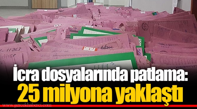 İcra dosyalarında patlama: 25 milyona yaklaştı