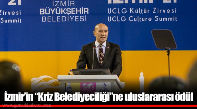 İzmir’in “Kriz Belediyeciliği”ne uluslararası ödül