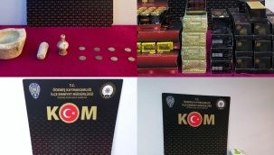 İzmir polisi tarihi eser kaçakçılığına geçit vermiyor