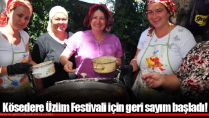 Kösedere Üzüm Festivali için geri sayım başladı!