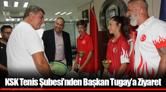 KSK Tenis Şubesi’nden Başkan Tugay’a Ziyaret