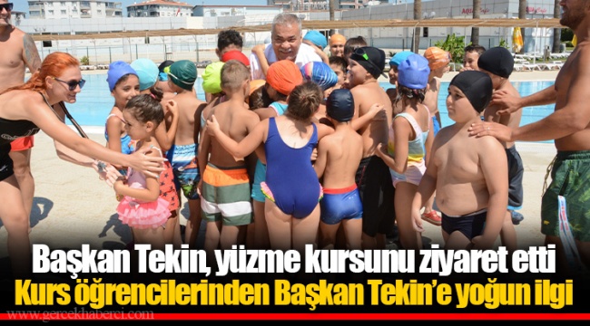 Kurs öğrencilerinden Başkan Tekin’e yoğun ilgi