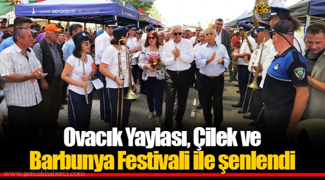 Ovacık Yaylası, Çilek ve Barbunya Festivali ile şenlendi 
