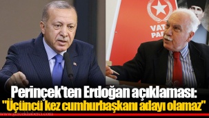 Perinçek'ten Erdoğan açıklaması:
